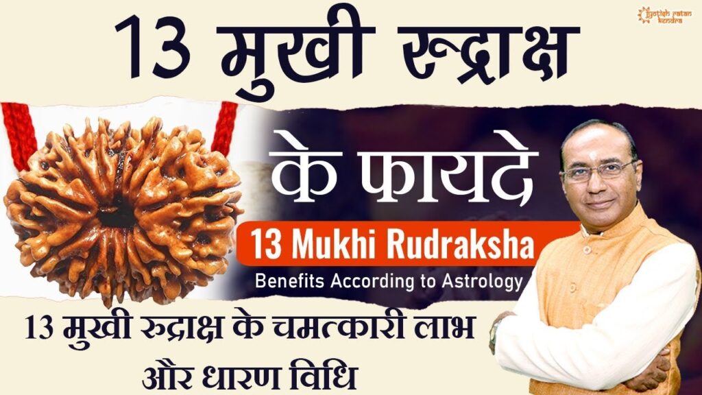 13 Mukhi Rudraksh Ke Fayde - किसे और कैसे धारण करना चाहिए 13 मुखी रुद्राक्ष
