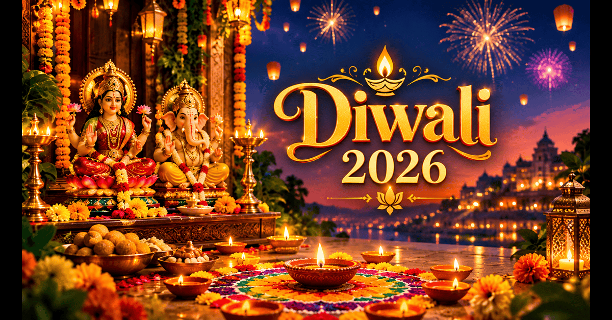 Diwali 2026: जानें तिथि, शुभ मुहूर्त, पूजा विधि और महत्व धार्मिक