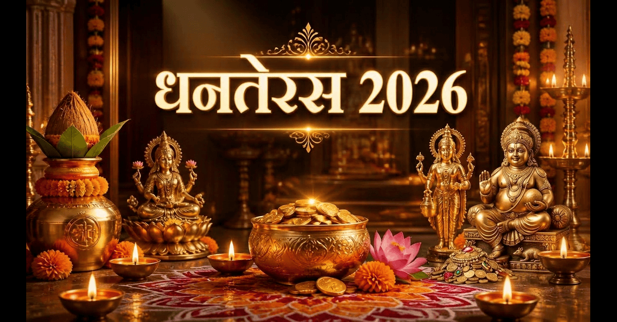 Dhanteras 2026: जानें सही तिथि, शुभ मुहूर्त, पूजा विधि और महत्व