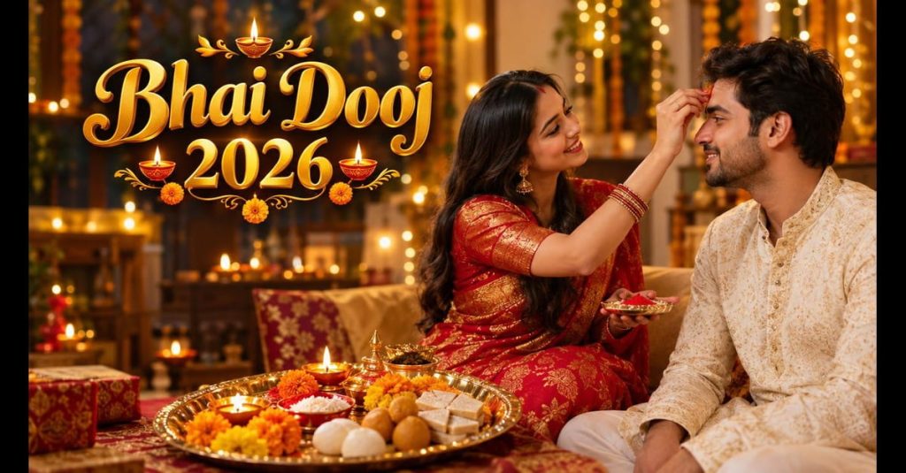 Bhai Dooj 2026: कब है? जानें तिलक मुहूर्त,पूजा विधि और महत्व